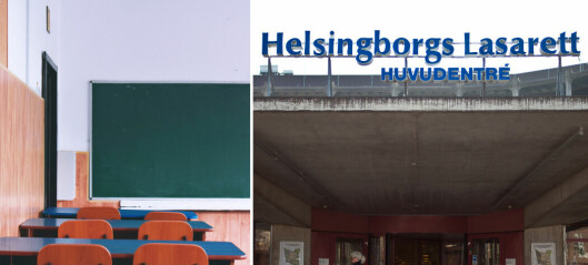 Kräkkaos på skola skapade stabsläge på Helsingborgs lasarett