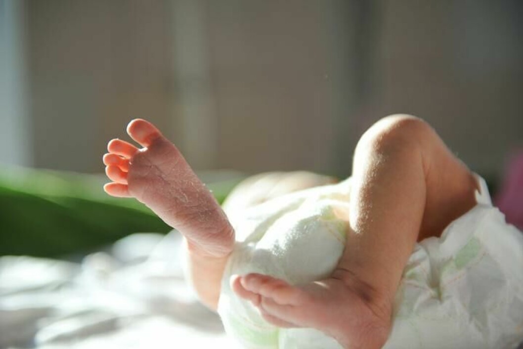 Prematur född bebis för tidigt född