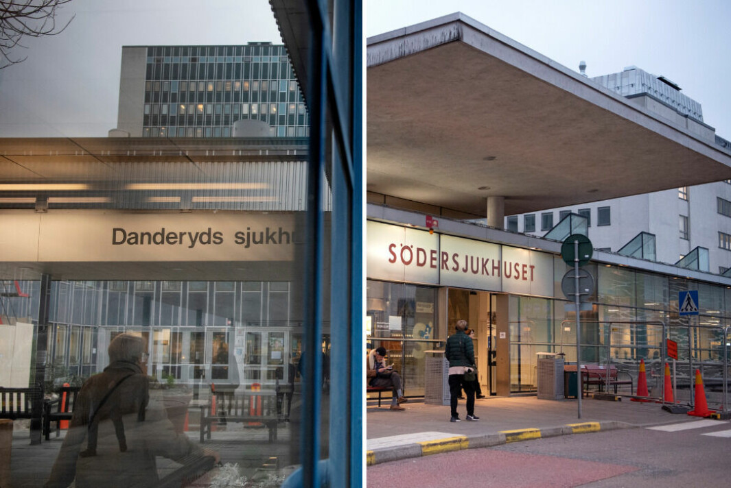 Danderyds sjukhus, Södersjukhuset, S:t Görans sjukhus och Norrtälje sjukhus har gått upp i stabsläge.