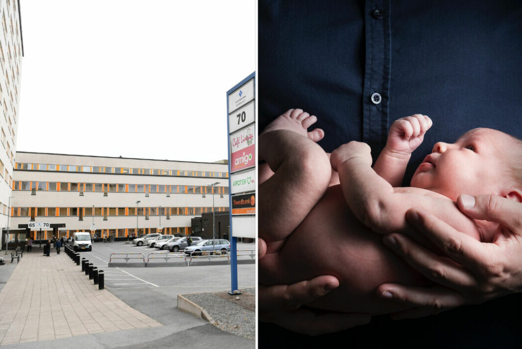 Pappa tog nyfött barn från Akademiska sjukhuset i Uppsala.