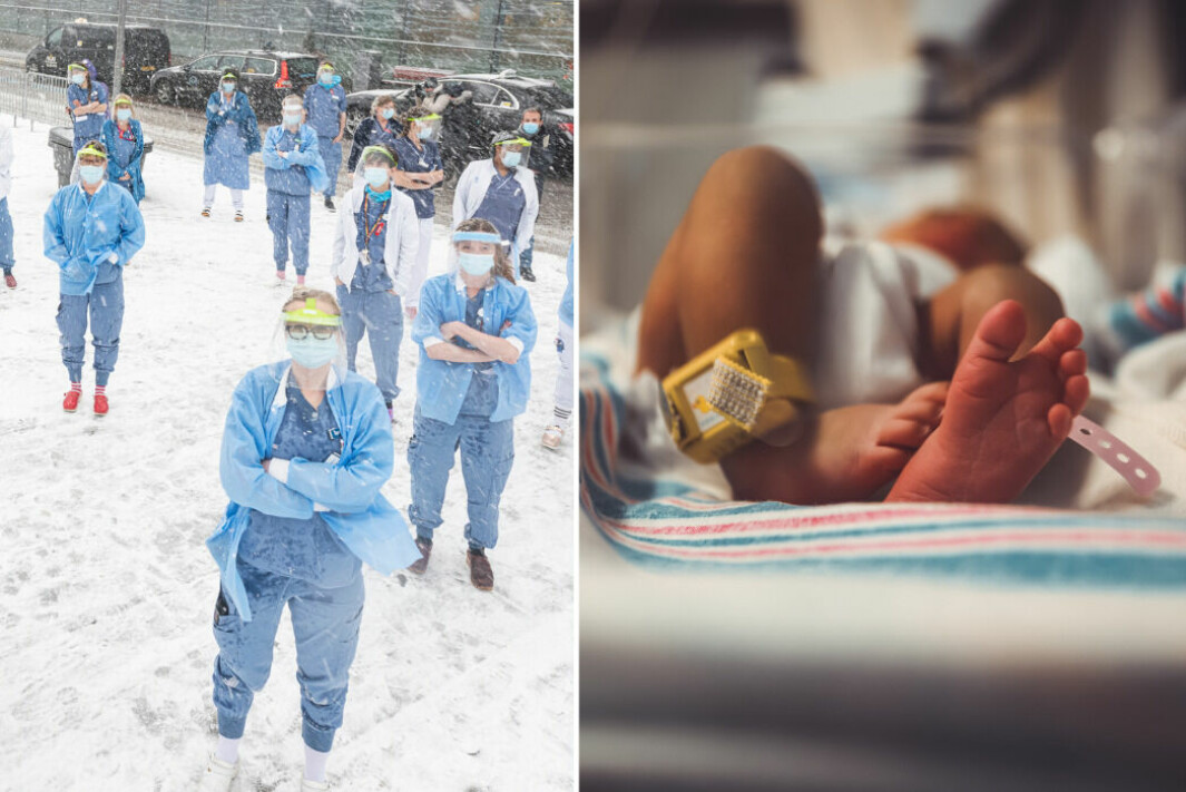 Personal på förlossningen på Södersjukhuset i Stockholm har även de protesterat mot besparingar inom kvinnovården.