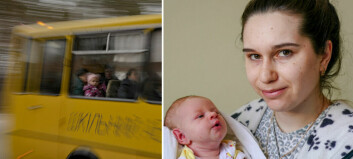 Anastasia födde med kejsarsnitt under kriget – besköts i bussen de flydde i