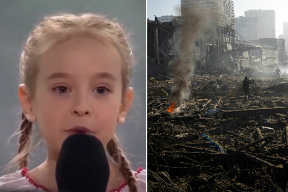 Amelia Anisovych, 7, fick hela världen att stanna upp när ett klipp på henne, sjungandes i ett skyddsrum i Ukraina, delades. Nu har hon fått sjunga Ukrainas nationalsång under en välgörenhetskonsert i Polen.