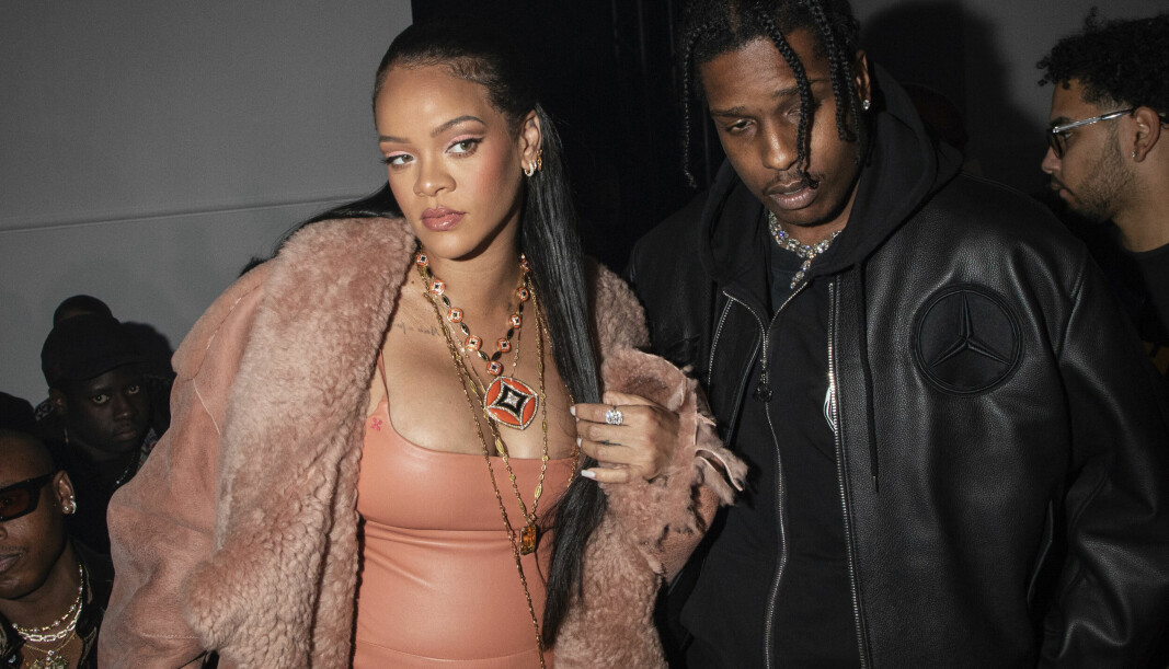 Asap Rocky tillsammans med flickvännen Rihanna som väntar parets första barn. Nu har rapparen gripits misstänkt för inblandning i en skottlossning i Hollywood.