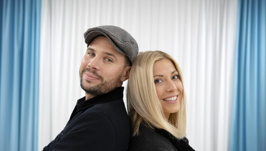 Artisten Robin Bengtson och dansaren Sigrid Bernson väntar barn.