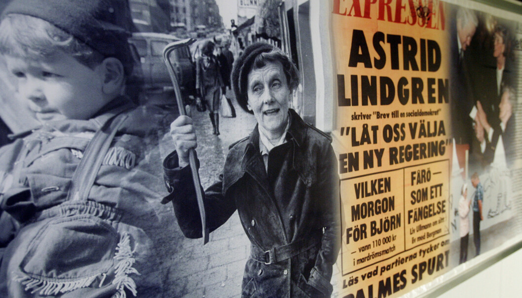 Astrid Lindgren pekas ut som nazist i rysk propaganda.