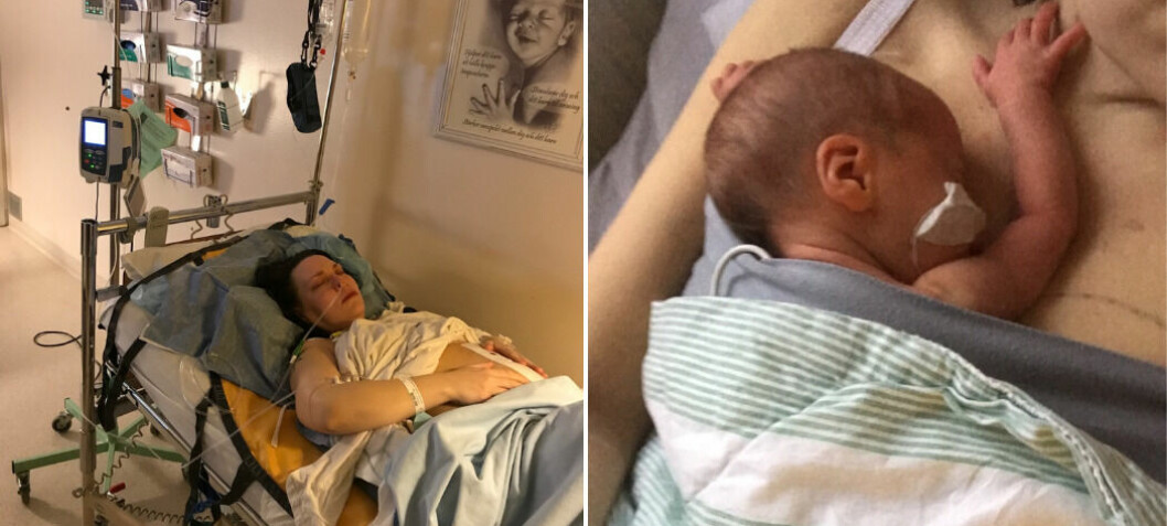 Alexandra Ivo-anmälde sjukhuset efter sin förlossning: 