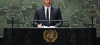 Prins Harry kritiserar abortbeslut i FN-tal