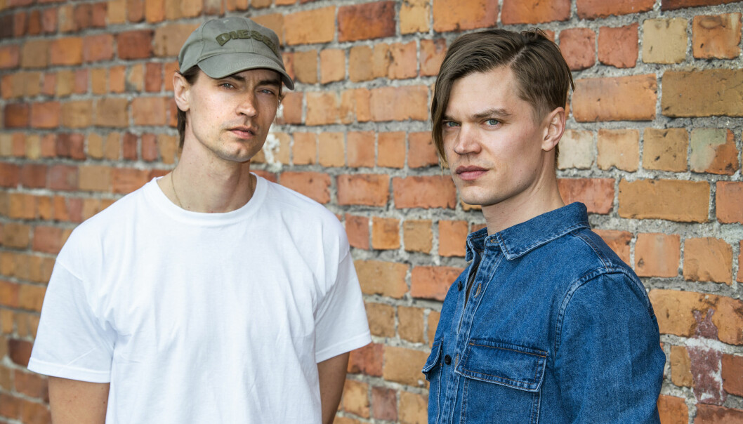 Viktor Norén (till höger) släppte ett album 2020 tillsammans med sin bror Gustaf Norén (Mando Diao). Arkivbild.