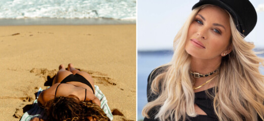 Oväntade vändningen i Carolina Gynnings och dotterns strandmys: ”Tvungen att onanera”