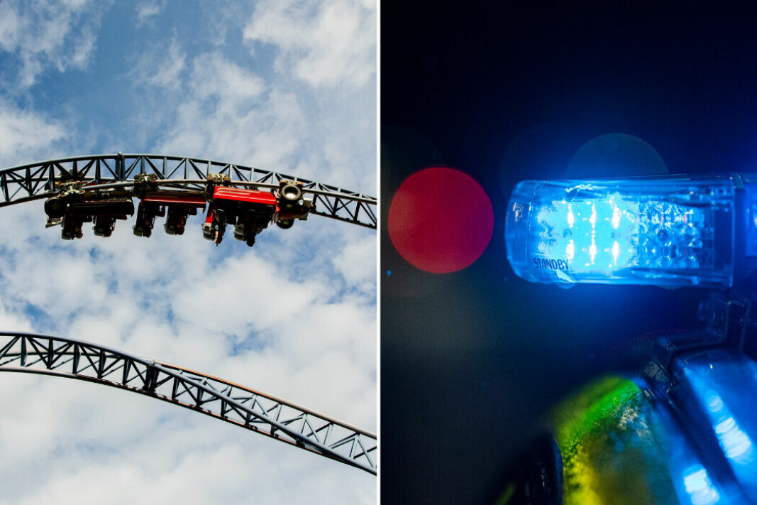 En kvinna har omkommit efter att hon fallit ur en berg- och dalbana på en nöjespark i Tyskland.