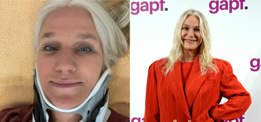Ann Söderlund förd till sjukhus efter krock med Foodora-bud