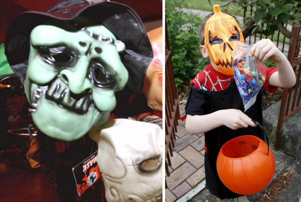 Halloweenkostymen kanske inte bara ser läskig ut. Den kan också innehålla läskiga ämnen.