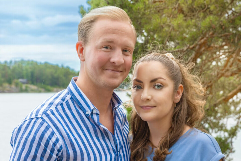 Stina Thunberg Lindberg och Fredrik Lindberg väntar sitt första barn.